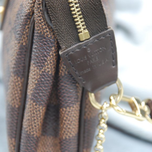 Louis Vuitton Damier Ebene Eva Pochette w/ Strap - Picture 5 of 10